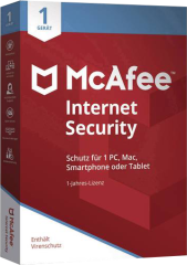 McAfee İnternet Security Güncel sürüm 10 Cihaz 1 Yıl