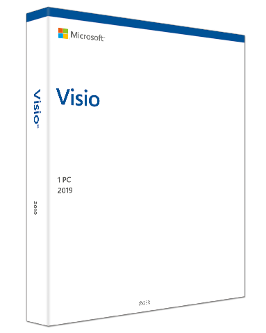 Microsoft Visio 2019 Professional Açık Lisansı, Çok Dilli